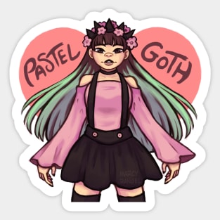 Pastel goth Sticker